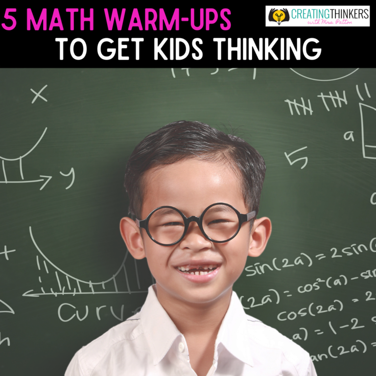 5 Math Warm-Ups for a Powerful, Rigorous Math Lesson - Creating ...