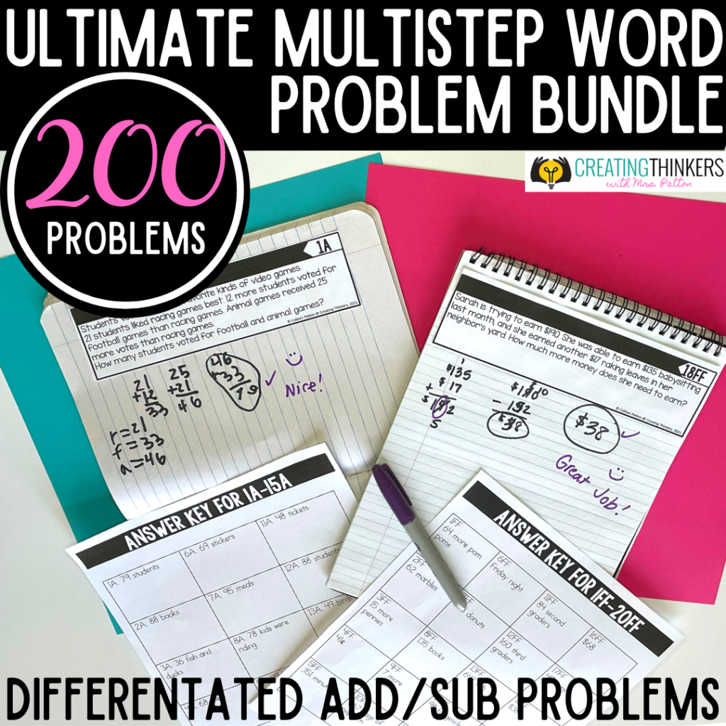 Image of Mrs. Patton's ultimate multistep word problem bundle