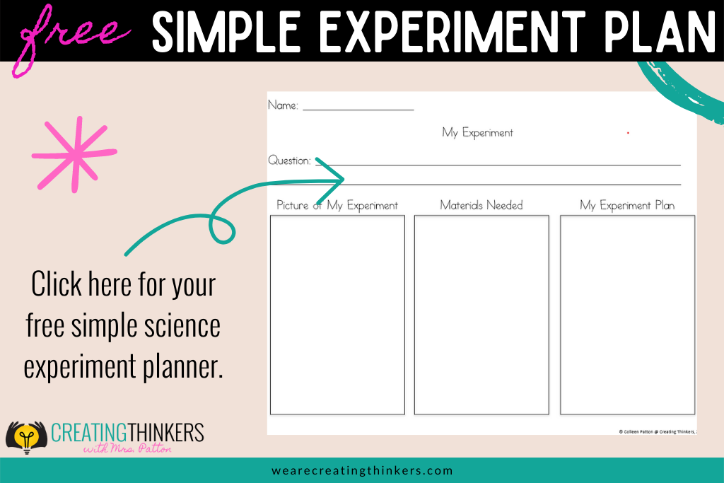Image of free simple experiment plan